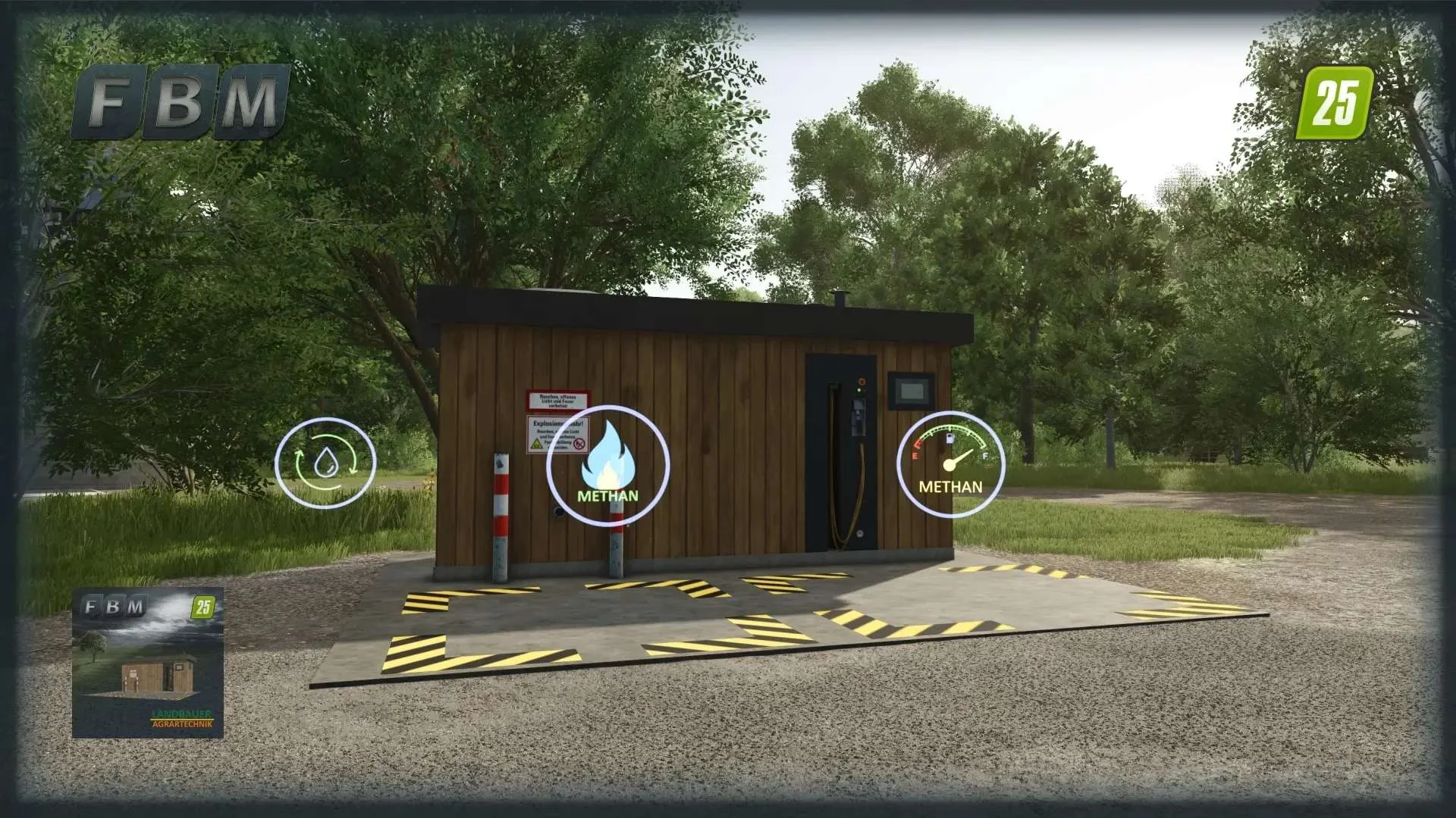 FS25 Methane Station v1.0 Objects Mod FS25 Mod Free Download