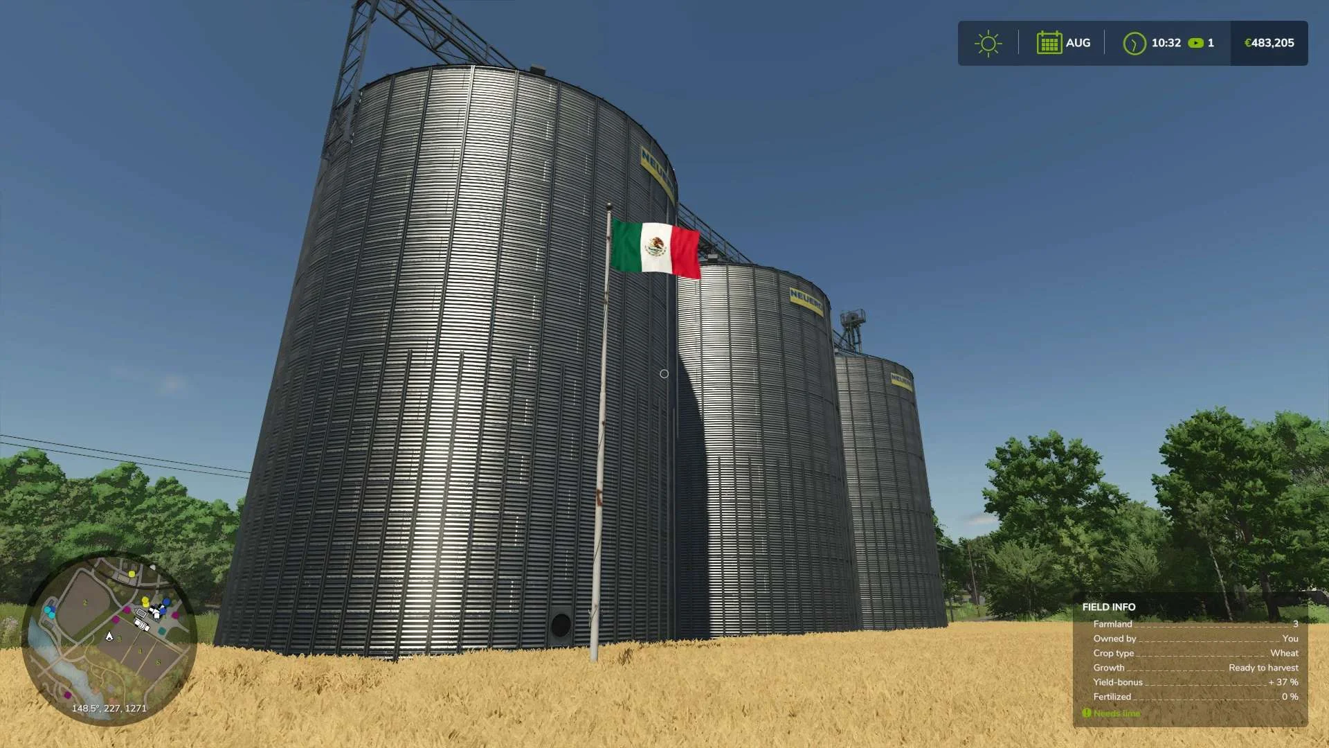 FS25 Mexico Flag v1.0 Objects Mod FS25 Mod Free Download