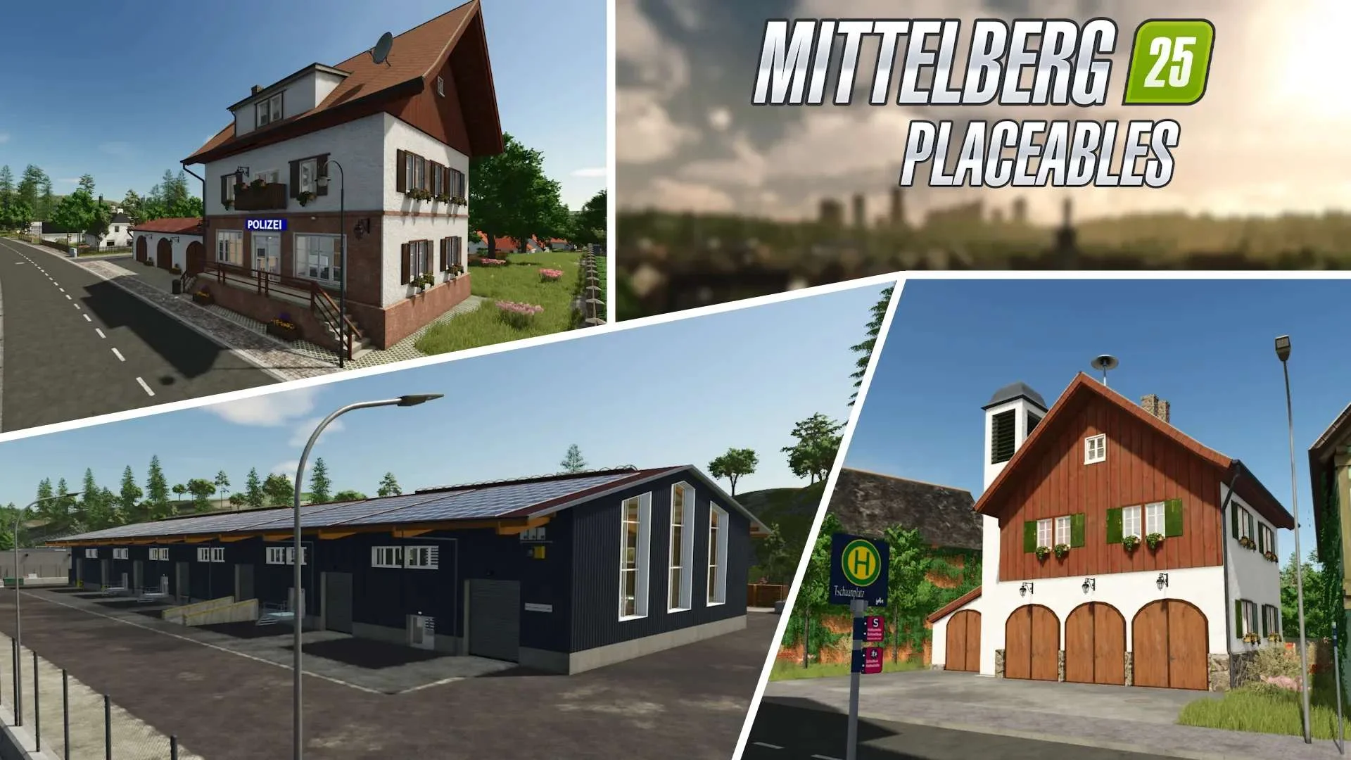 FS25 Mittelberg Placeables v1.0 Objects Mod FS25 Mod Free Download