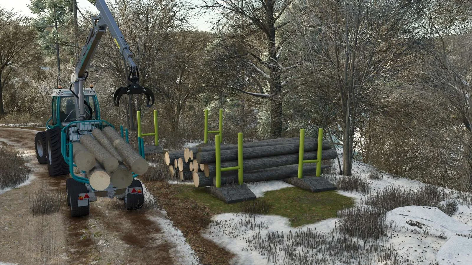 FS25 Mobile Wood Storage v1.0 Objects Mod FS25 Mod Free Download