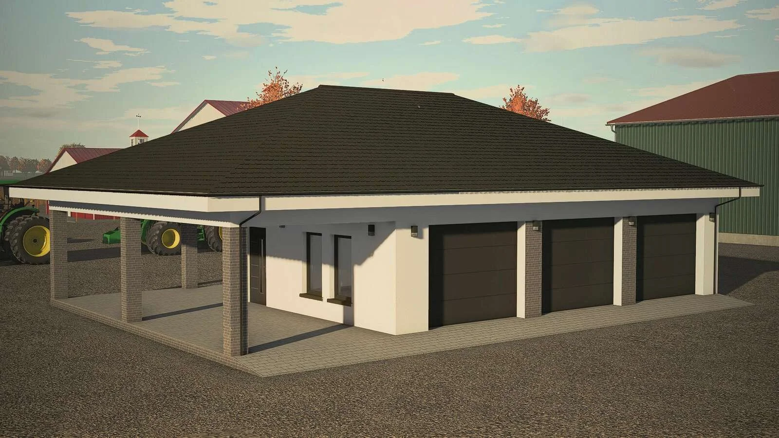 FS25 Modern Car Garage v1.0 Objects Mod FS25 Mod Free Download