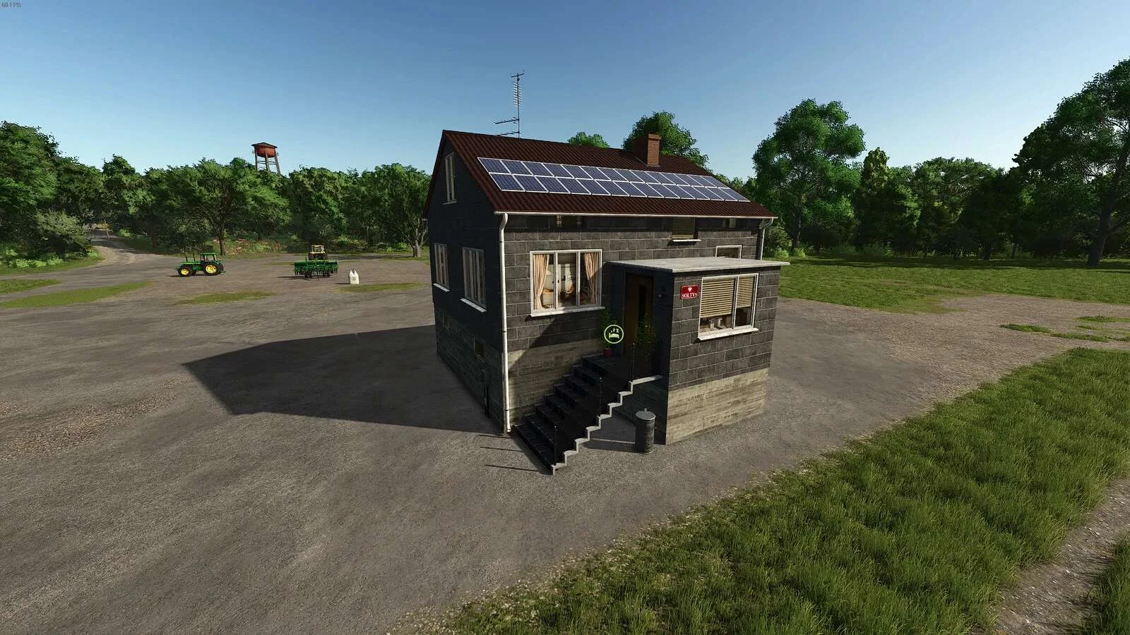 FS25 Modern Farmhouse v1.0 Objects Mod FS25 Mod Free Download