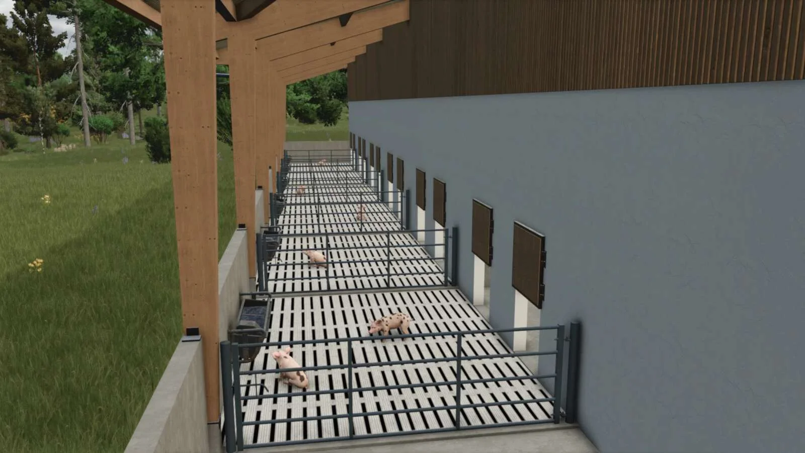 FS25 Modern Pigsty v1.0 Objects Mod FS25 Mod Free Download