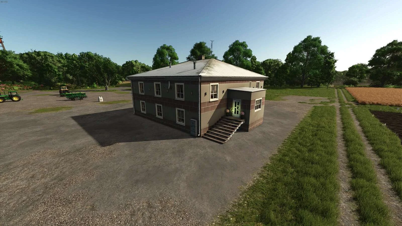 FS25 Modern Polish House v1.0 Objects Mod FS25 Mod Free Download