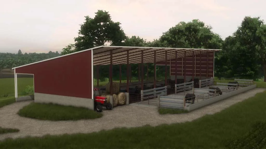 FS25 Monoslope Bedpack Facilty v1.0 Objects Mod FS25 Mod Free Download