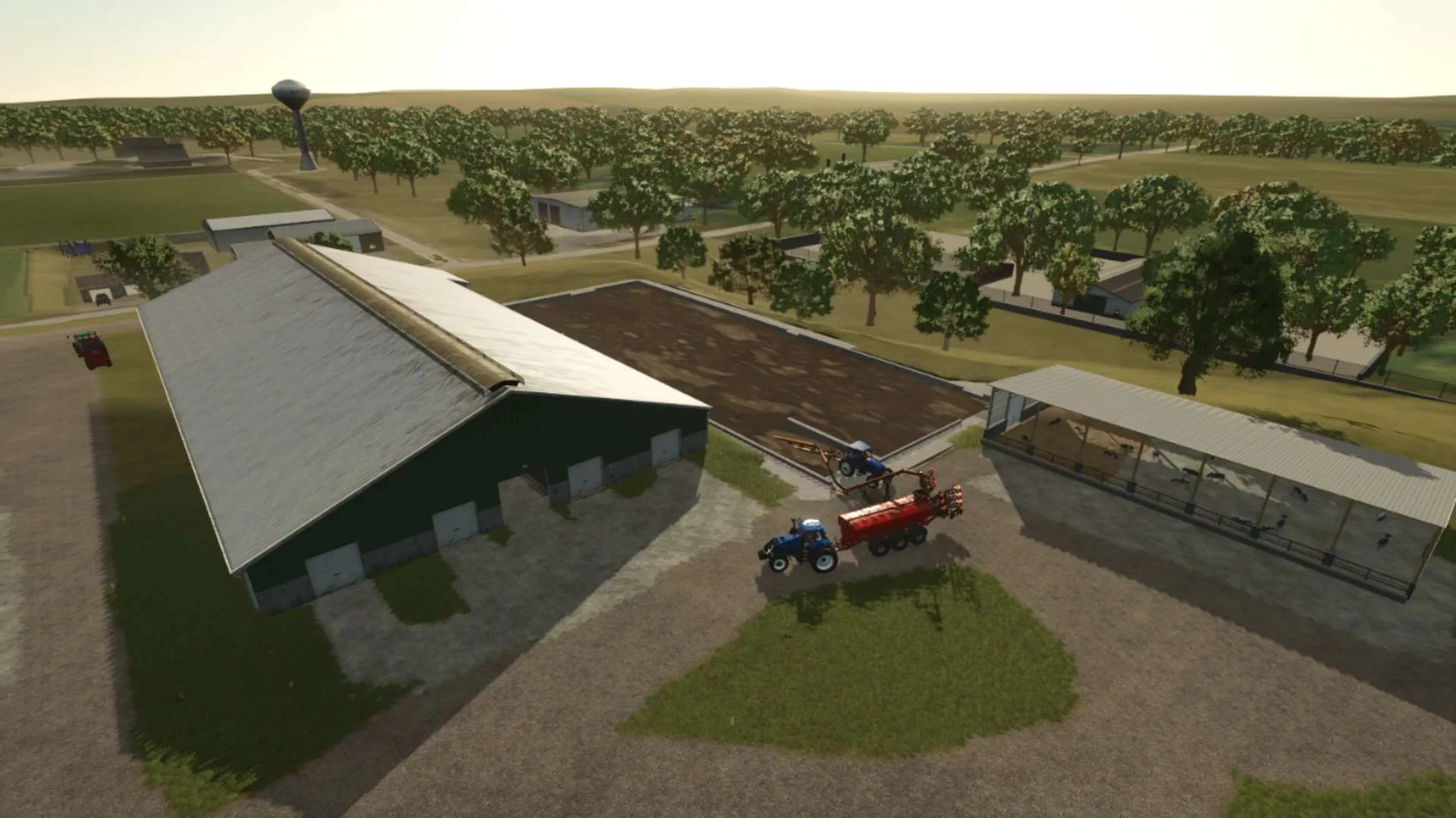 FS25 MRH cow barns edit v1.0 Objects Mod FS25 Mod Free Download