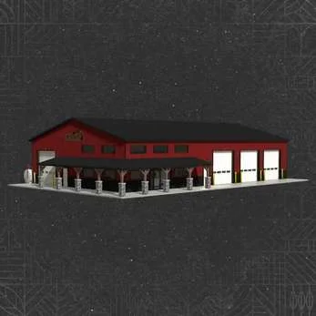FS25 Municipal Building v1.0 Objects Mod FS25 Mod Free Download