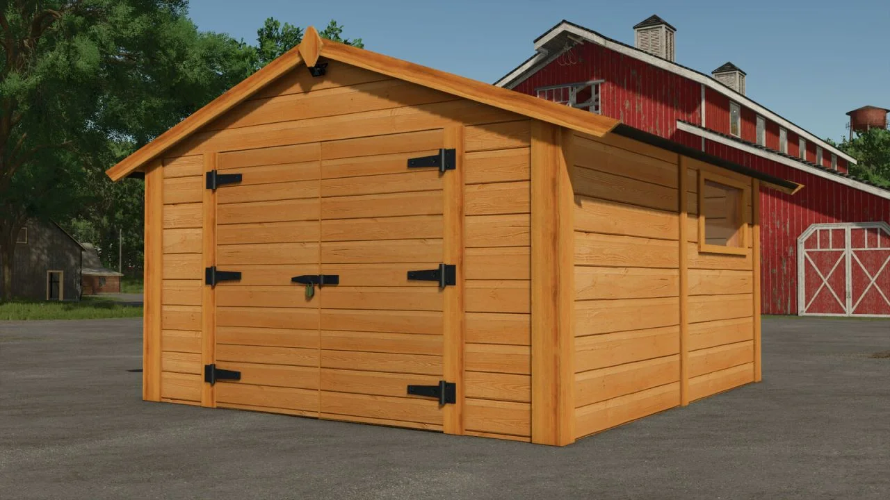 FS25 New England Shed V1.1 Objects Mod FS25 Mod Free Download