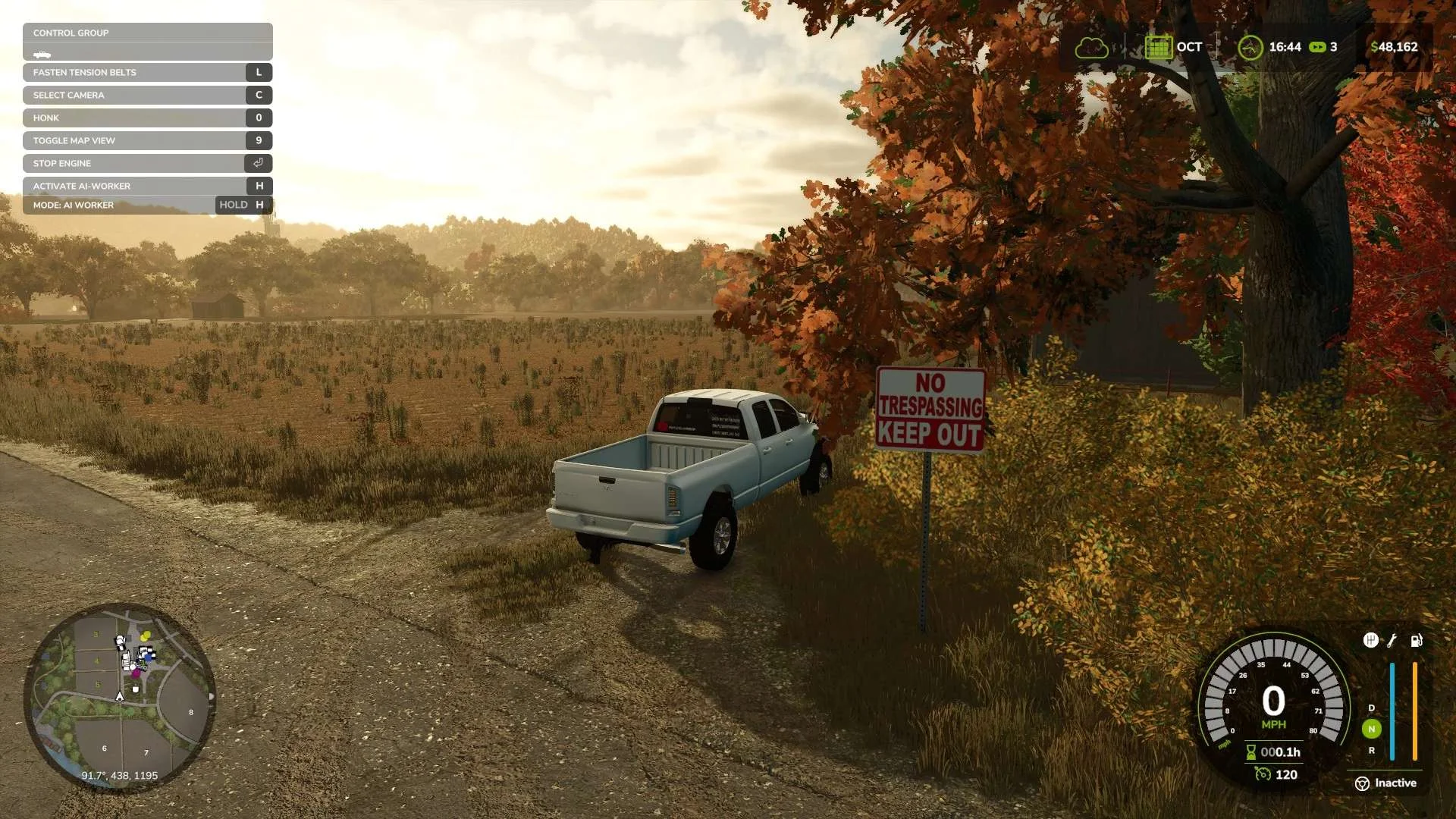 FS25 No Trespassing sign v1.0 Objects Mod FS25 Mod Free Download