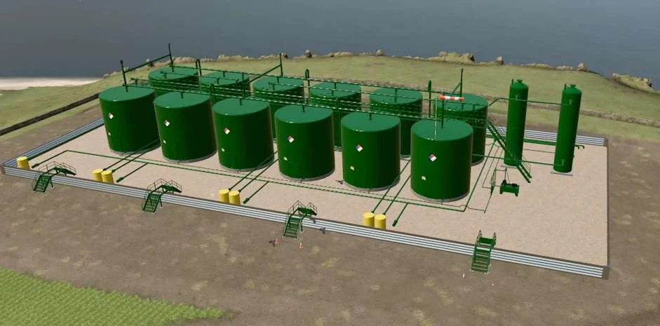 FS25 Oilfiled Water storage pack v1.0 Objects Mod FS25 Mod Free Download