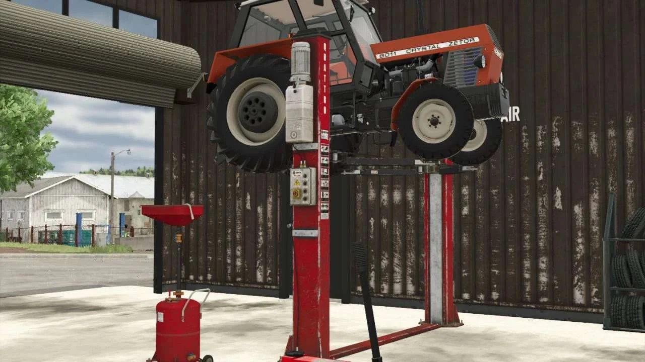 FS25 Old Auto Shop (Workshop) v1.0 Objects Mod FS25 Mod Free Download
