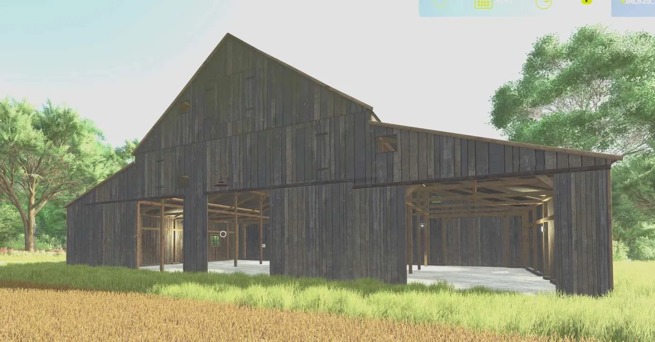 FS25 Old Barn and Ruin V1.0 Objects Mod FS25 Mod Free Download