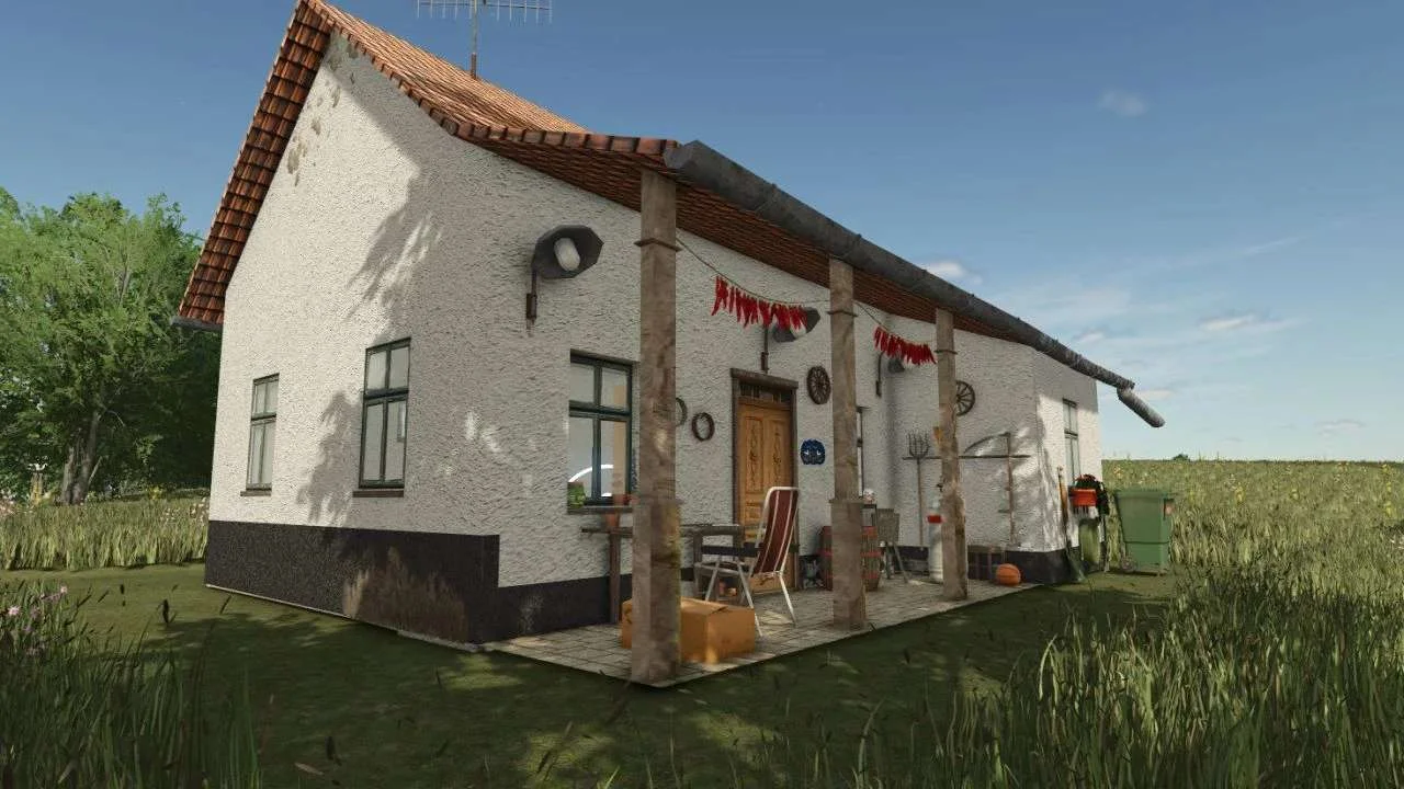 FS25 Old Farmhouse v1.0 Objects Mod FS25 Mod Free Download