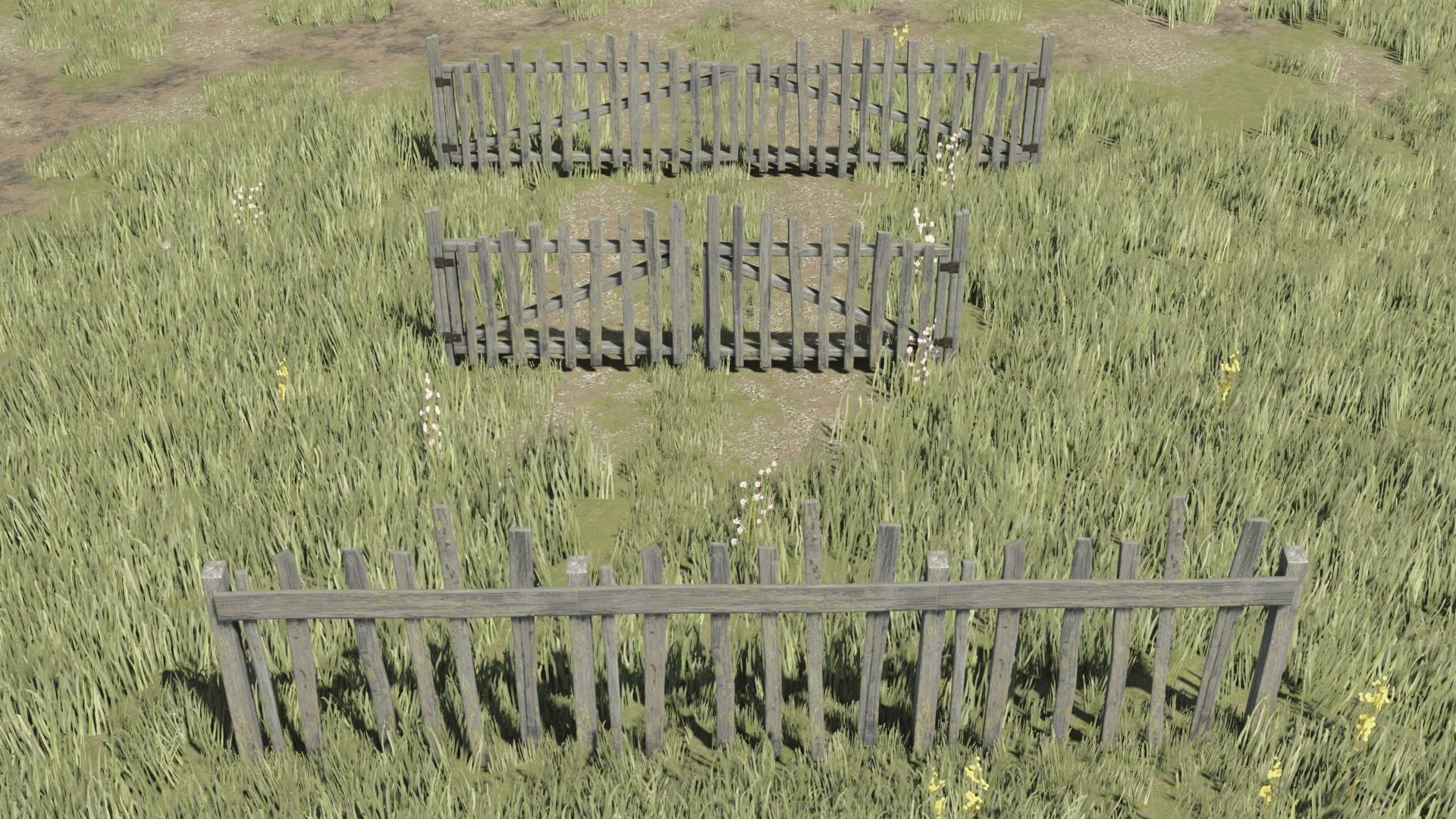 FS25 Old Fence Pack V1.0 Objects Mod FS25 Mod Free Download
