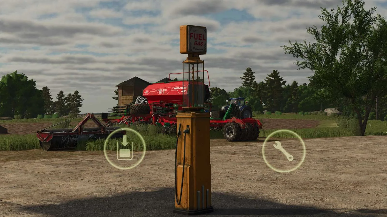 FS25 Old Gas Pump v1.0 Objects Mod FS25 Mod Free Download