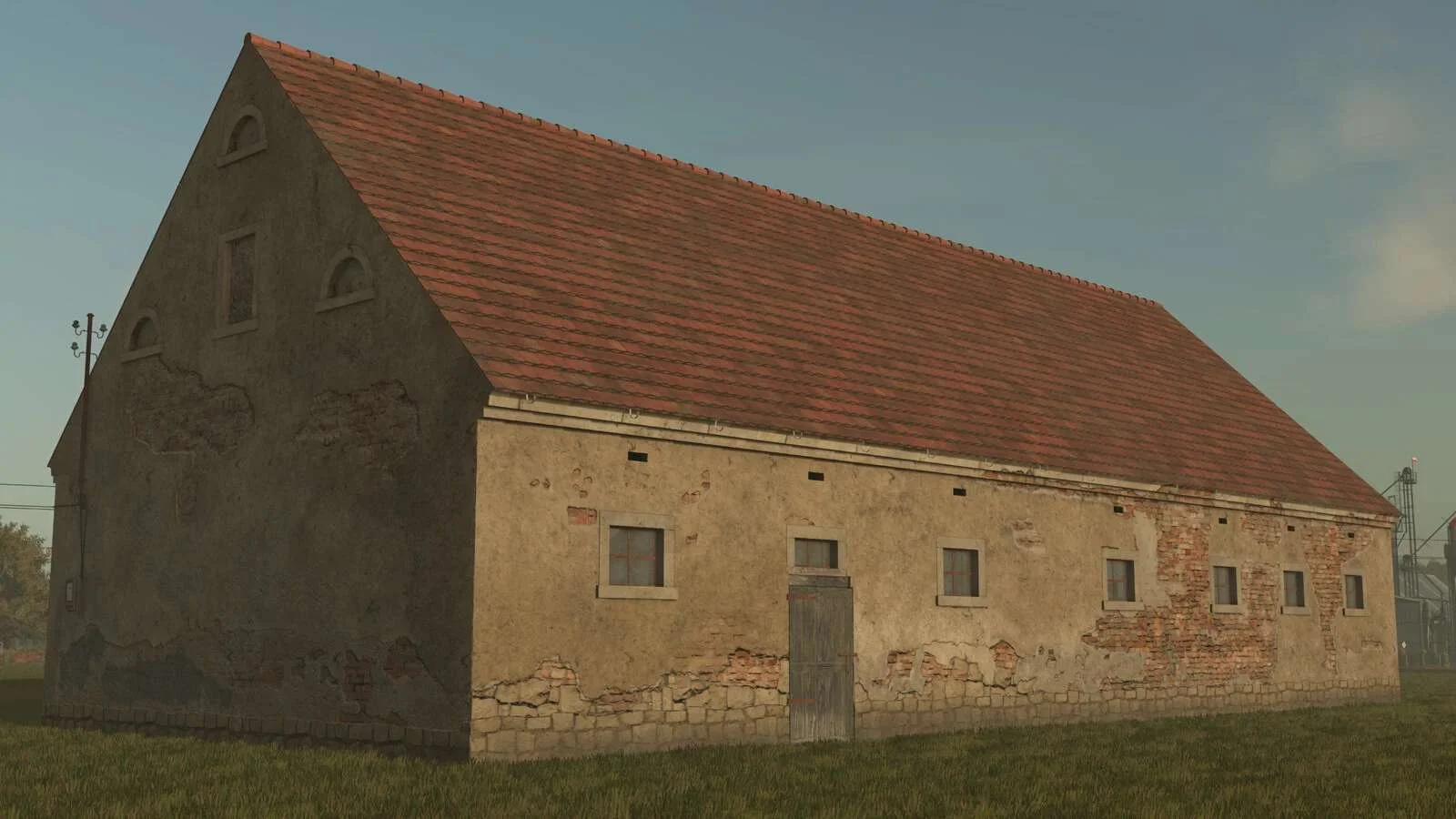 FS25 Old German Barn v1.0 Objects Mod FS25 Mod Free Download