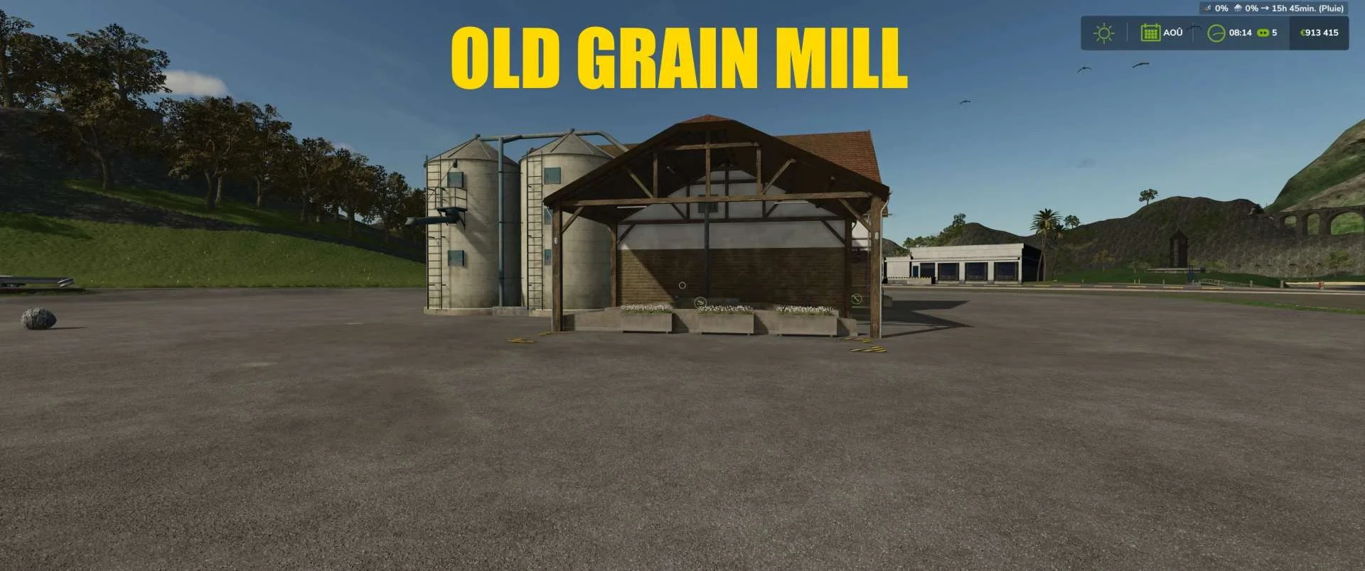 FS25 OLD GRAIN MILL v1.0.0.1 Objects Mod FS25 Mod Free Download