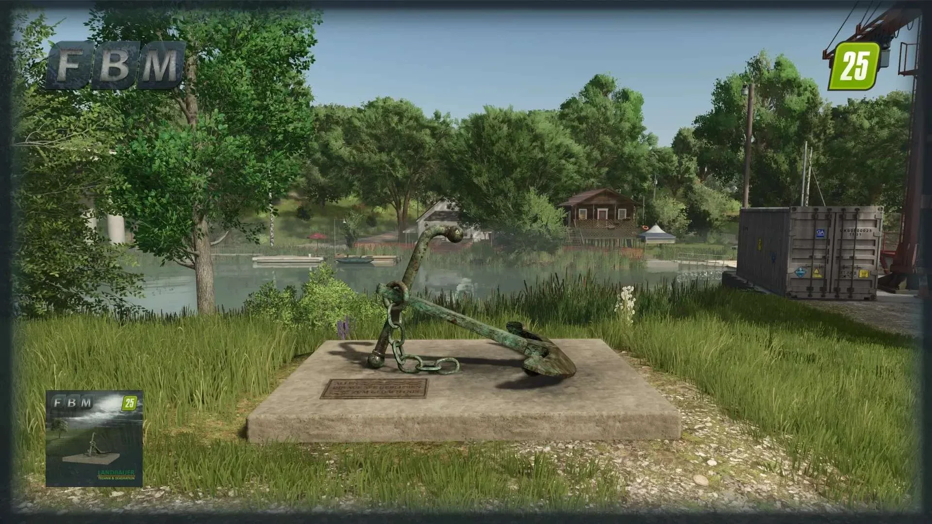 FS25 Old Harbor Anchor v1.0 Objects Mod FS25 Mod Free Download