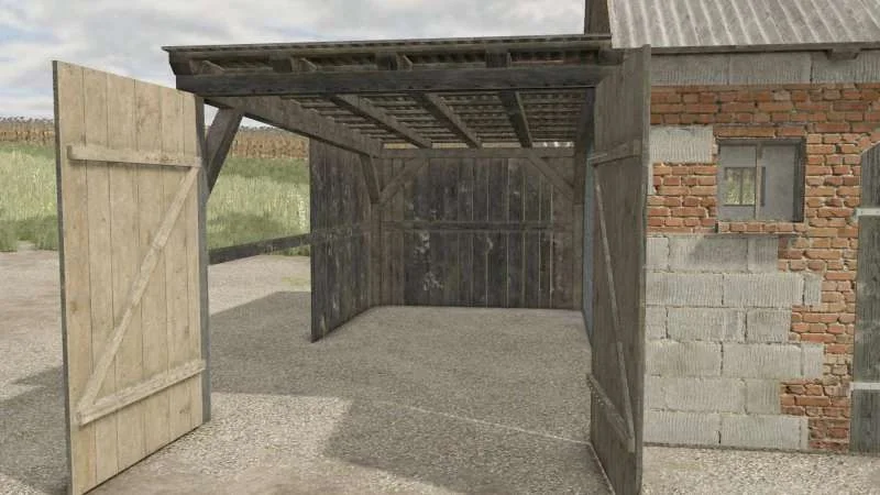 FS25 Old Medium Polish Pigsty v1.0 Objects Mod FS25 Mod Free Download