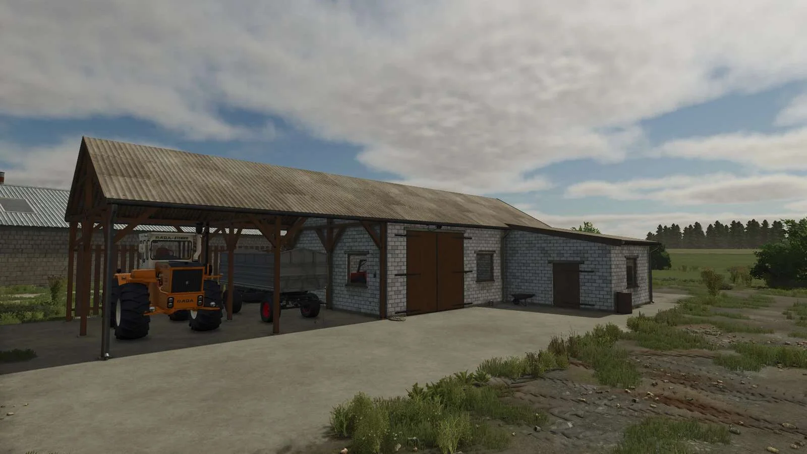 FS25 Old Medium Shed v1.0 Objects Mod FS25 Mod Free Download