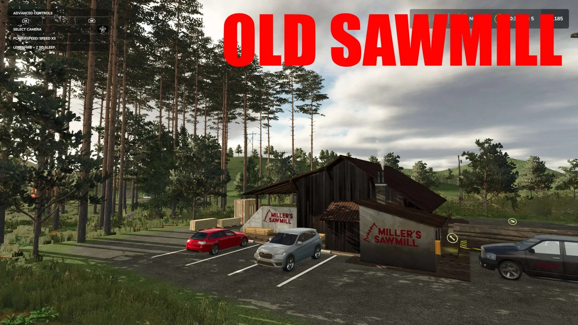 FS25 OLD SAWMILL v1.0 Objects Mod FS25 Mod Free Download