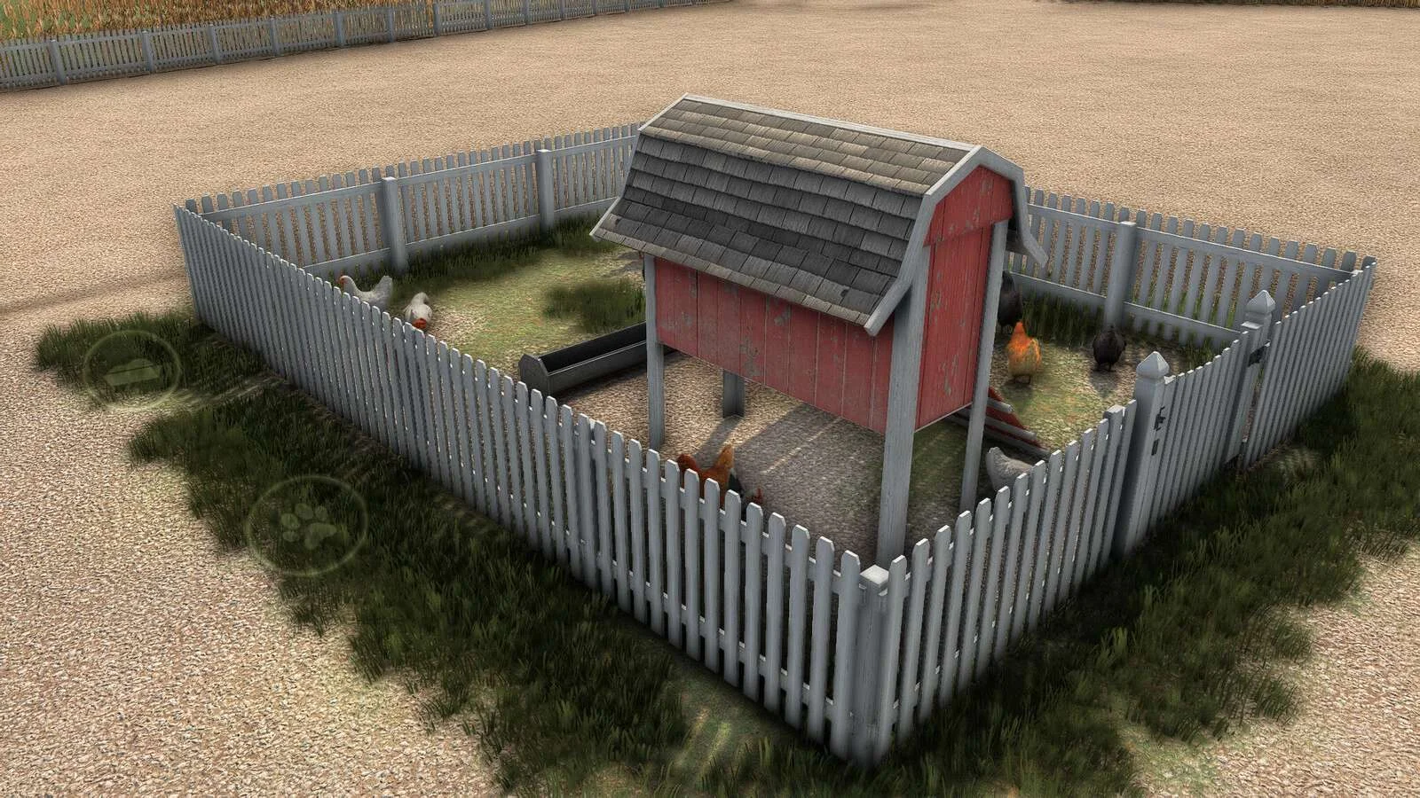 FS25 Old US Chicken Coop v1.0 Objects Mod FS25 Mod Free Download