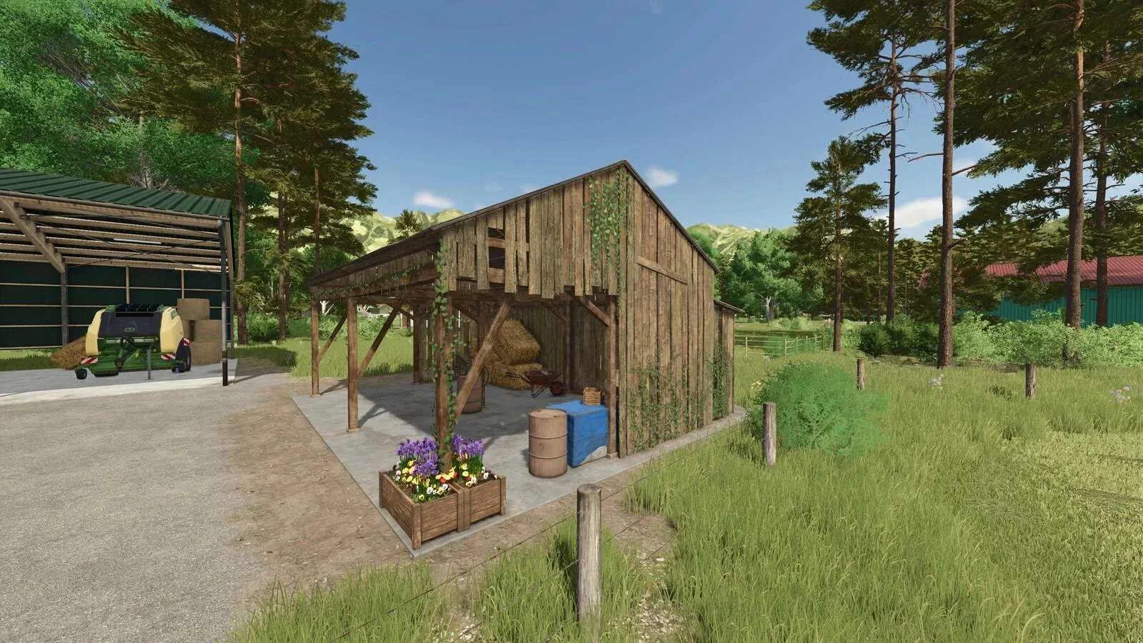 FS25 Old Wooden Shed v1.0 Objects Mod FS25 Mod Free Download