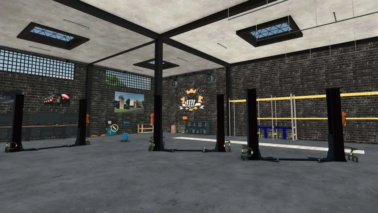 FS25 Old workshop v1.1 Objects Mod FS25 Mod Free Download