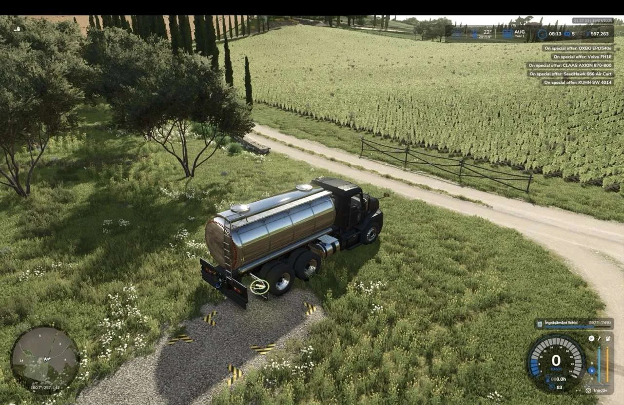 FS25 Olive Orchard Trigger v1.0 Objects Mod FS25 Mod Free Download