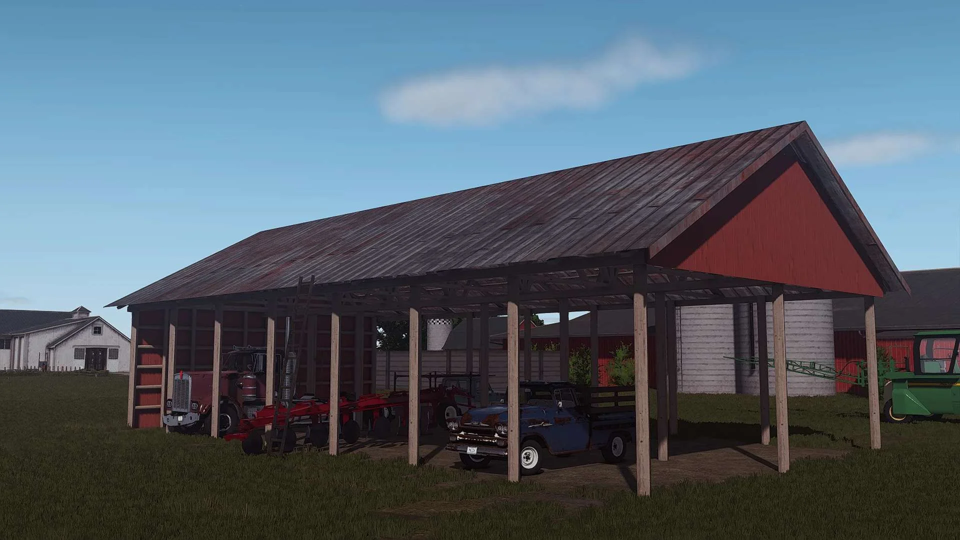 FS25 Open Rusty Shed V1.0 Objects Mod FS25 Mod Free Download