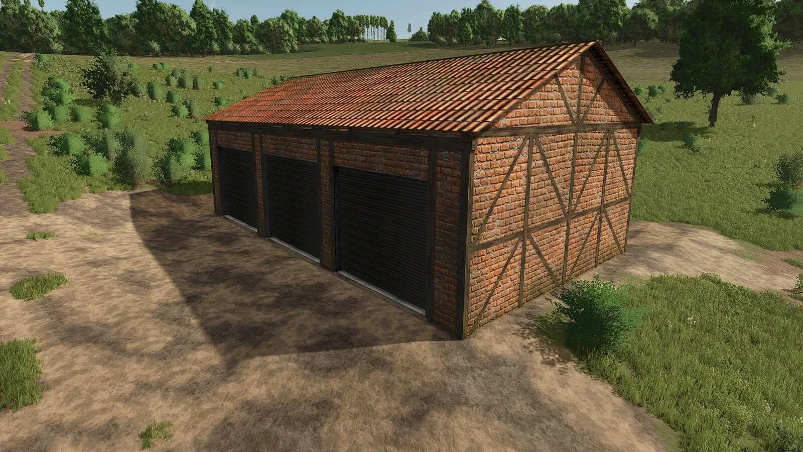 FS25 Pack European Warehouse v1.0 Objects Mod FS25 Mod Free Download