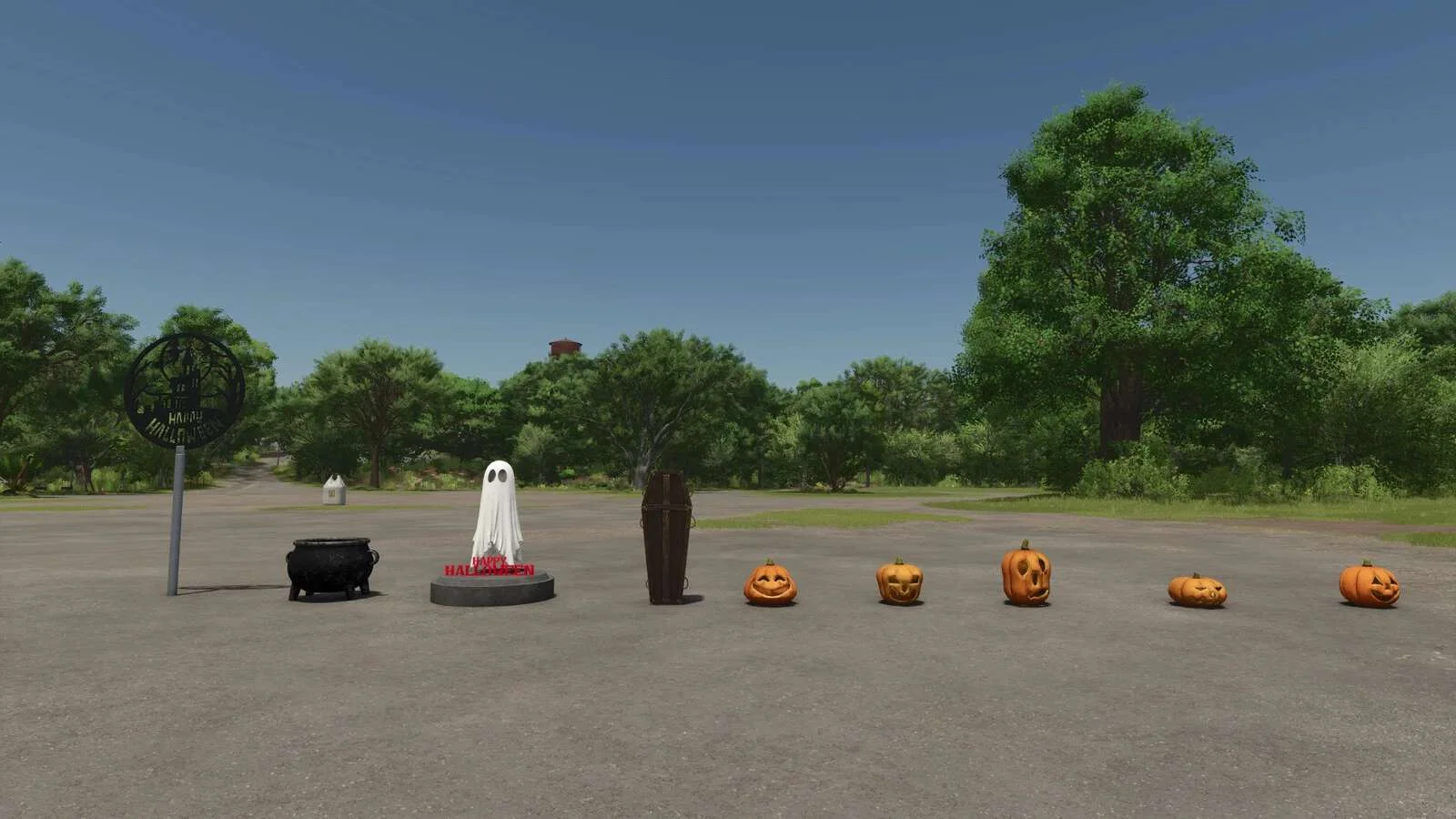 FS25 Pack Halloween v1.0 Objects Mod FS25 Mod Free Download