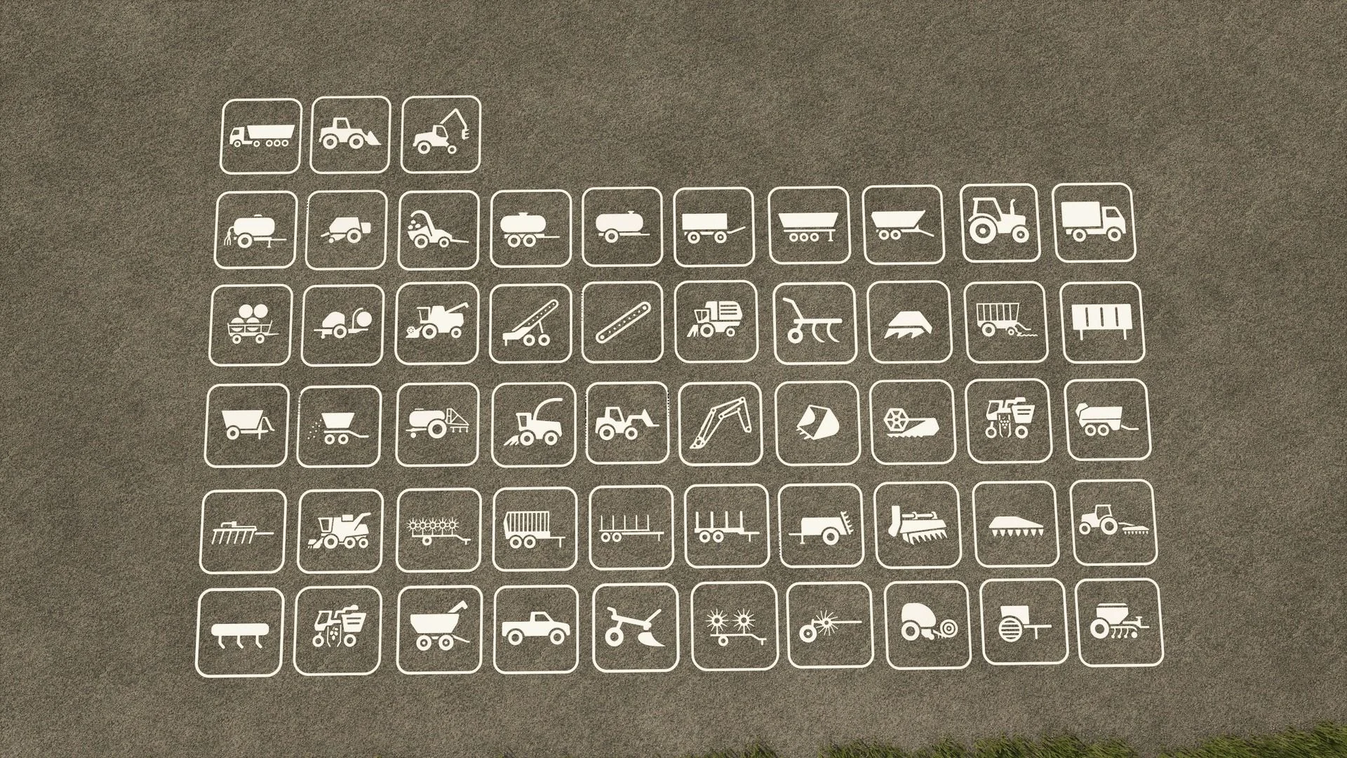 FS25 Parking markings V1.0 Objects Mod FS25 Mod Free Download