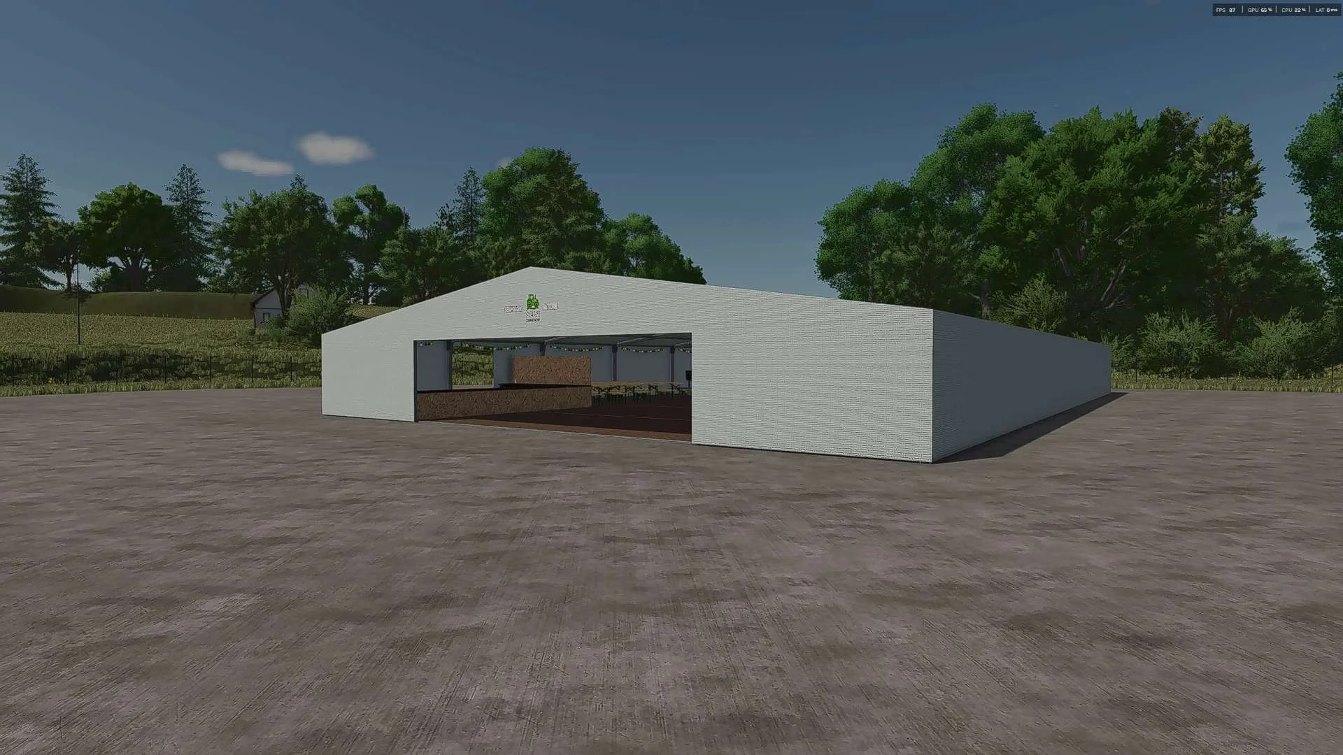 FS25 Party Tent v1.0 Objects Mod FS25 Mod Free Download