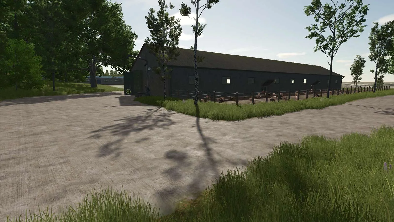 FS25 Pig Barn Medium v1.0 Objects Mod FS25 Mod Free Download