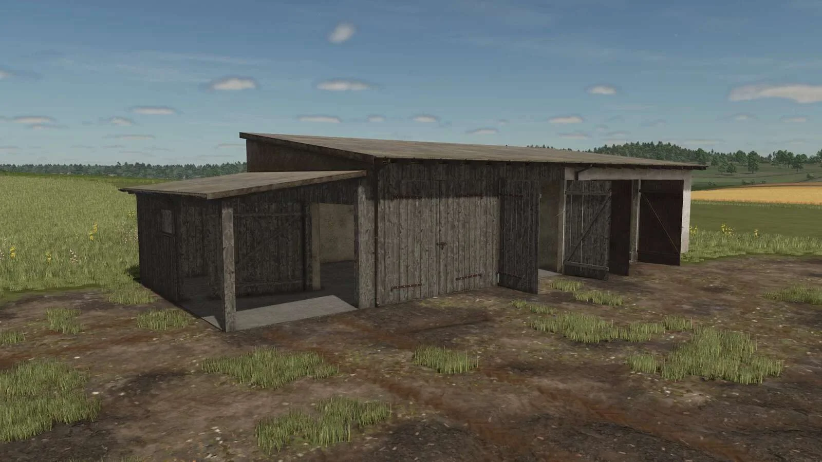 FS25 Pigsty And Garage Package v1.0 Objects Mod FS25 Mod Free Download