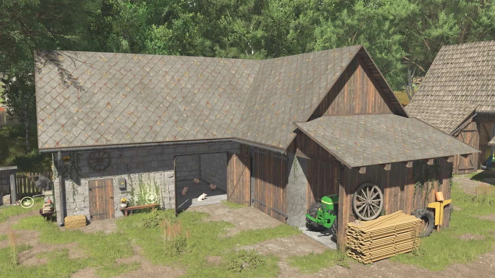 FS25 Pigsty With A Barn v1.0.0.1 Objects Mod FS25 Mod Free Download