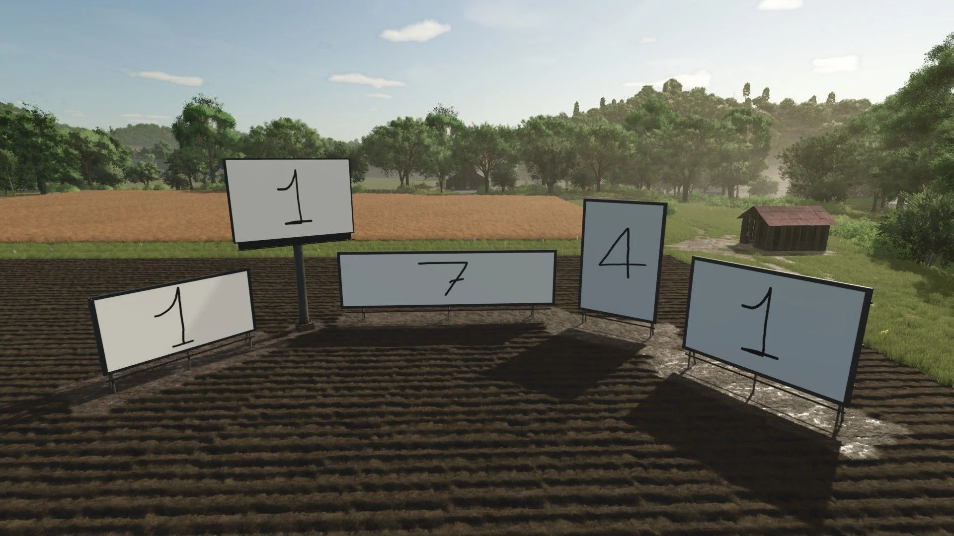 FS25 Placeable Ads Sign V2.0.0.1 Objects Mod FS25 Mod Free Download