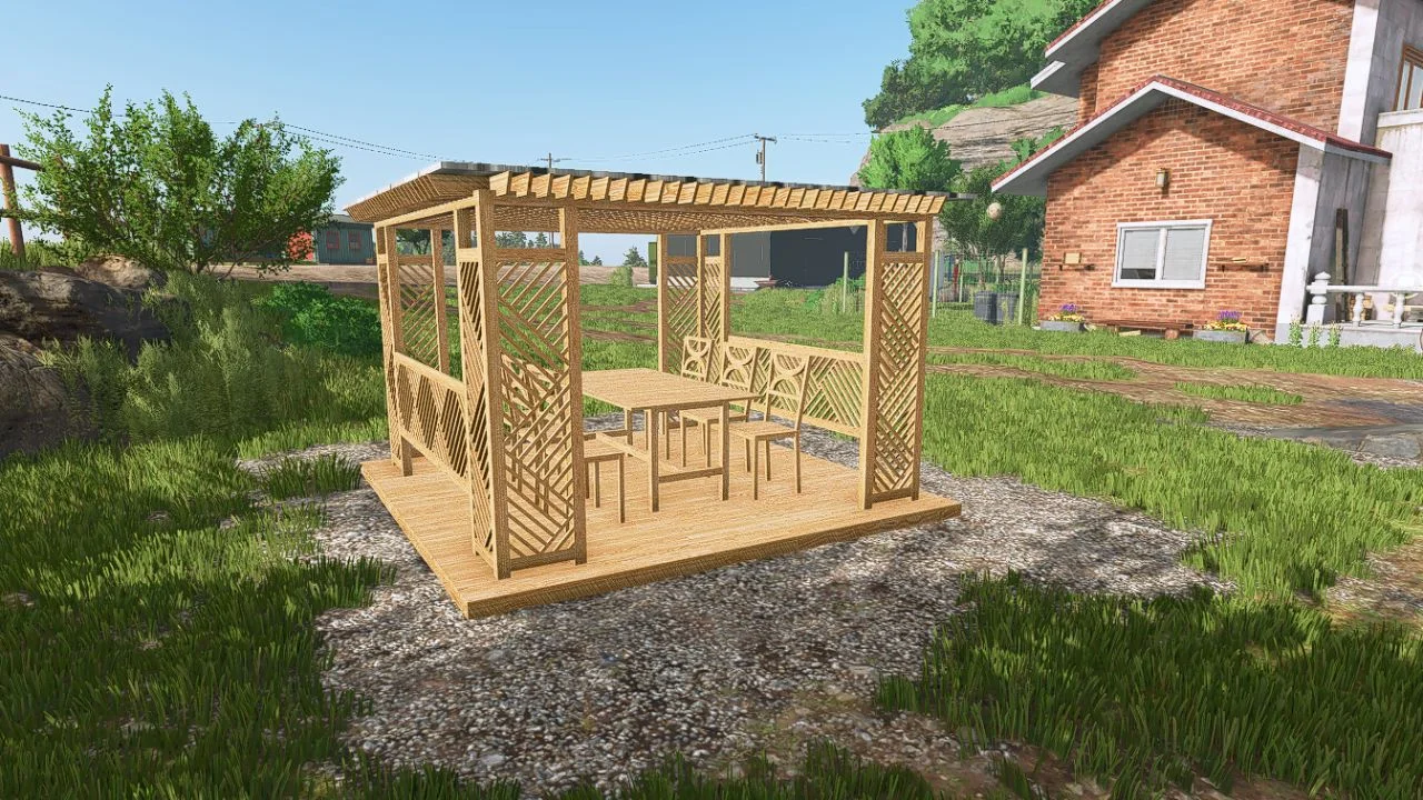 FS25 Placeable Garden Place V1.0 Objects Mod FS25 Mod Free Download