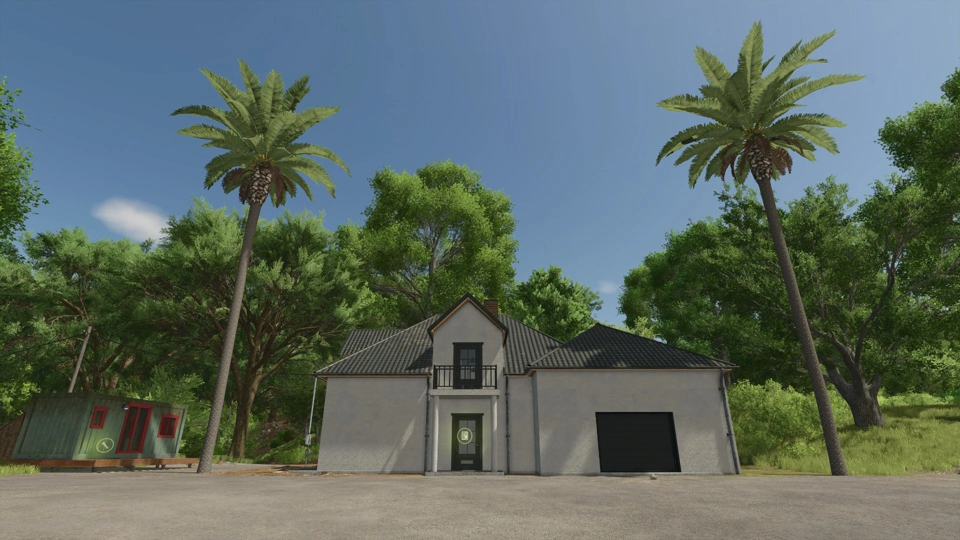 FS25 Placeable palm tree V1.0 Objects Mod FS25 Mod Free Download