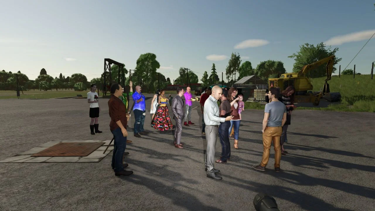 FS25 Placeable People Pack V1.0 Objects Mod FS25 Mod Free Download