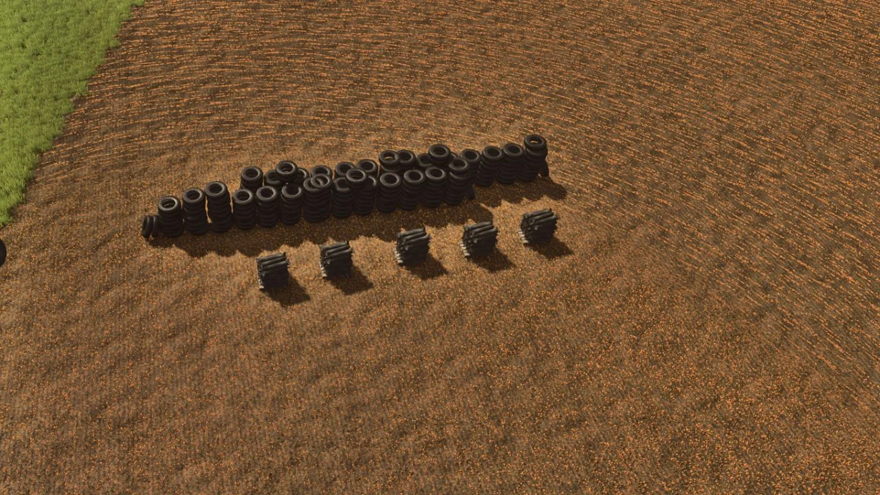 FS25 Placeable tire v1.0 Objects Mod FS25 Mod Free Download