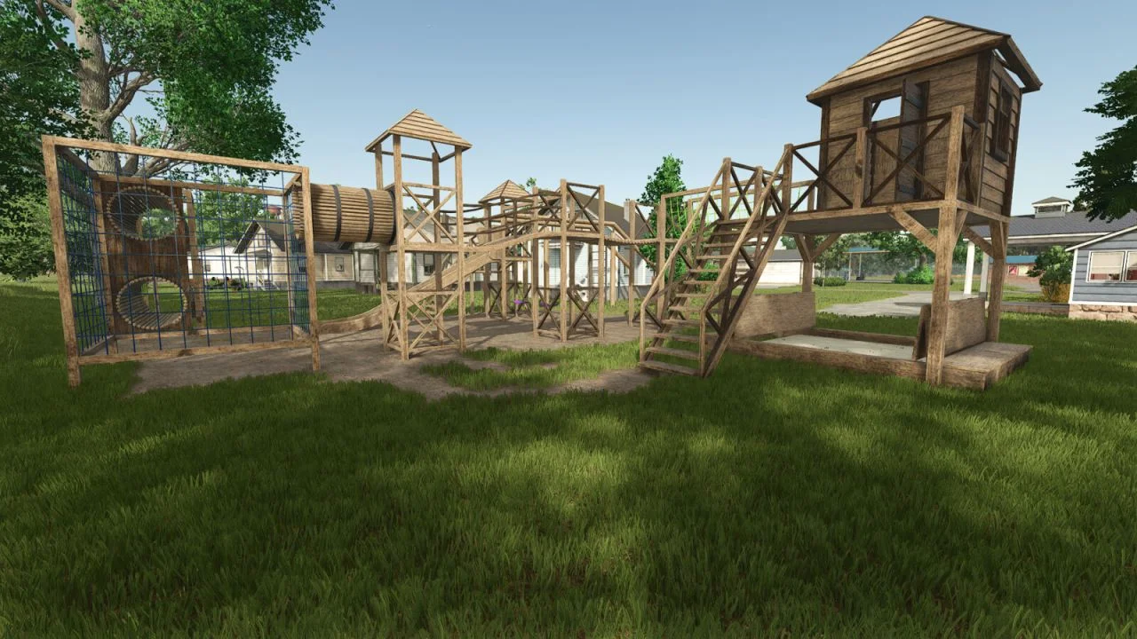 FS25 Playground V1.0 Objects Mod FS25 Mod Free Download
