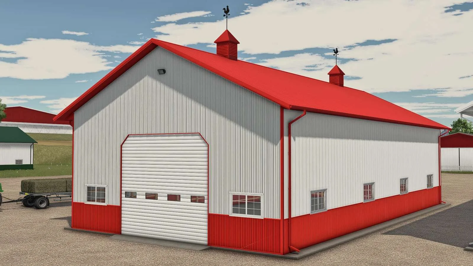 FS25 Pole Barn v1.0 Objects Mod FS25 Mod Free Download