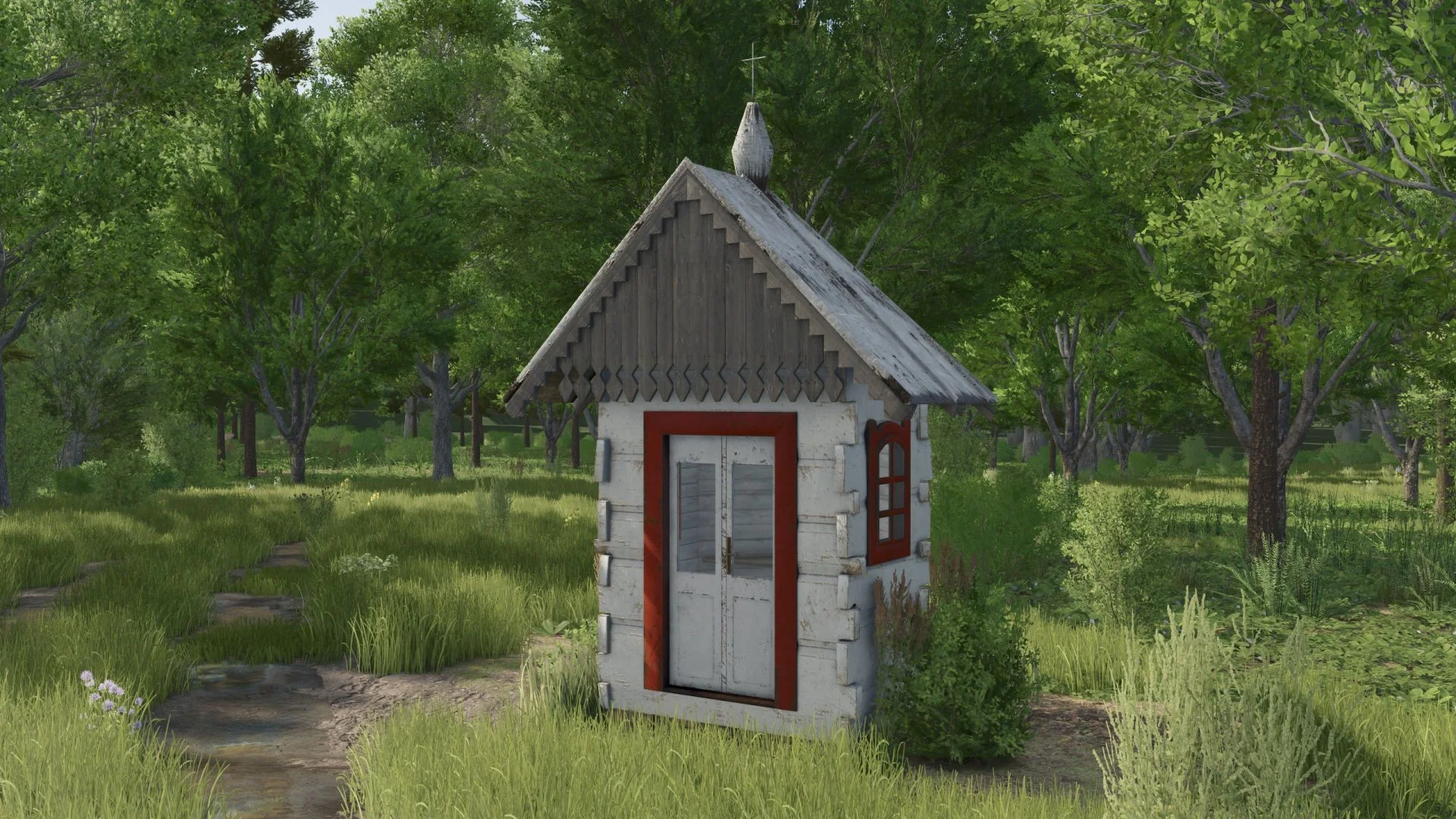 FS25 Polish chapel V1.0 Objects Mod FS25 Mod Free Download