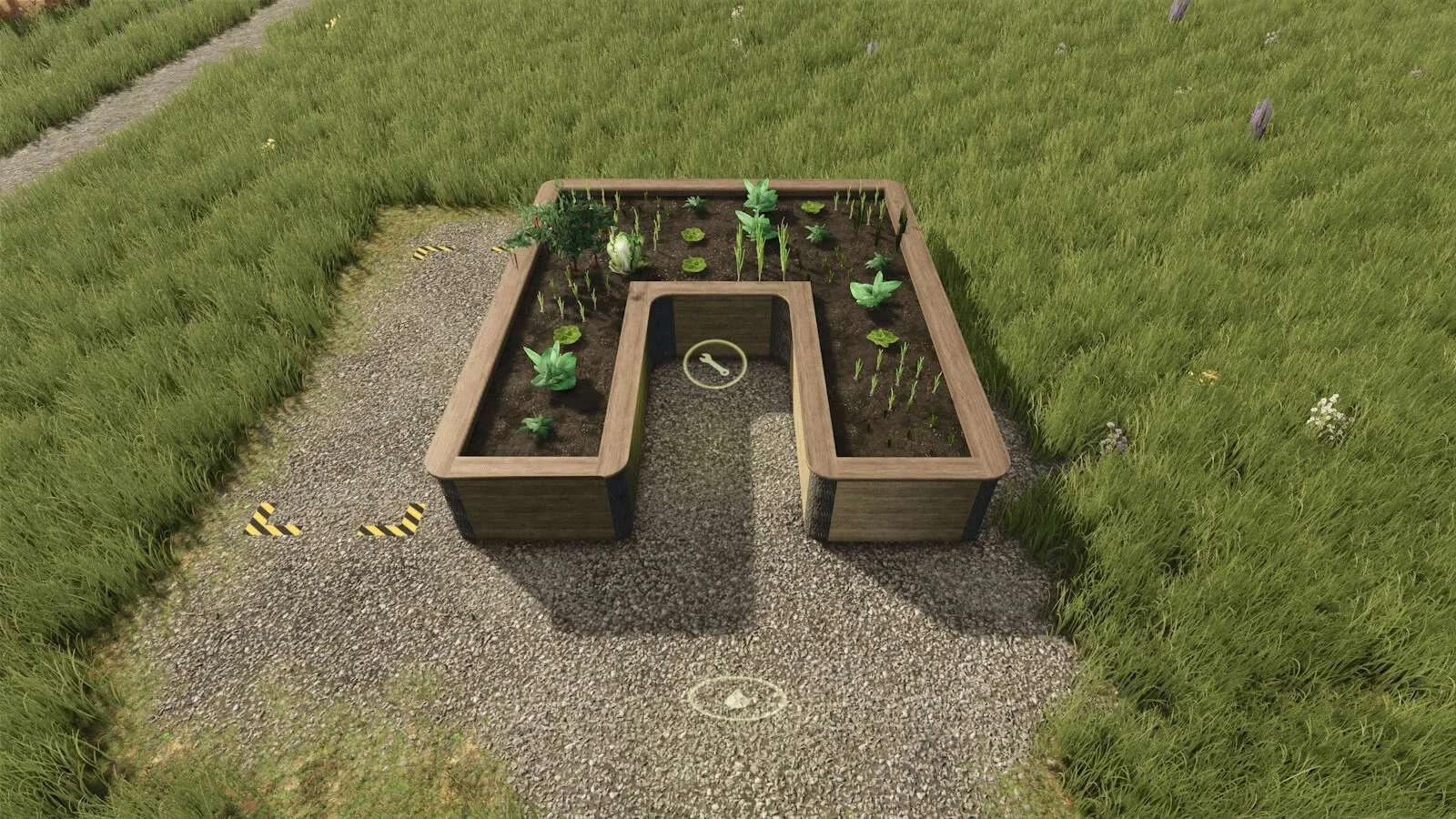 FS25 Raised Bed v1.0 Objects Mod FS25 Mod Free Download