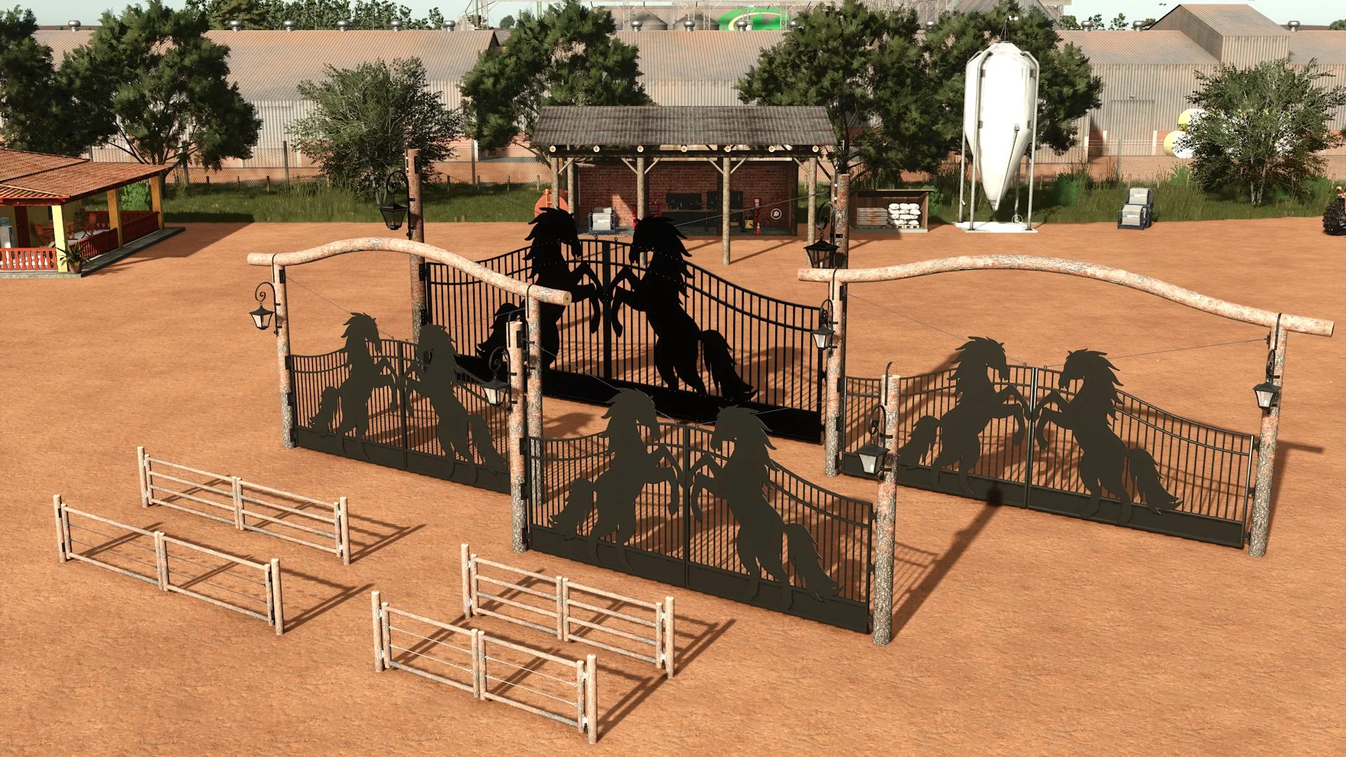 FS25 Ranch Gates Fences Pack V1.8.1.1 Objects Mod FS25 Mod Free Download