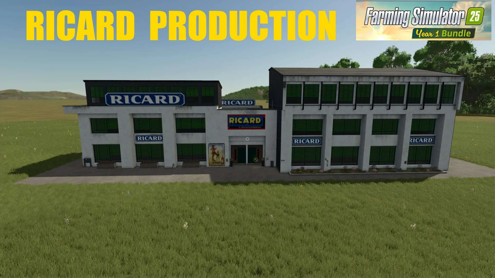 FS25 RICARD PRODUCTION v1.1 Objects Mod FS25 Mod Free Download