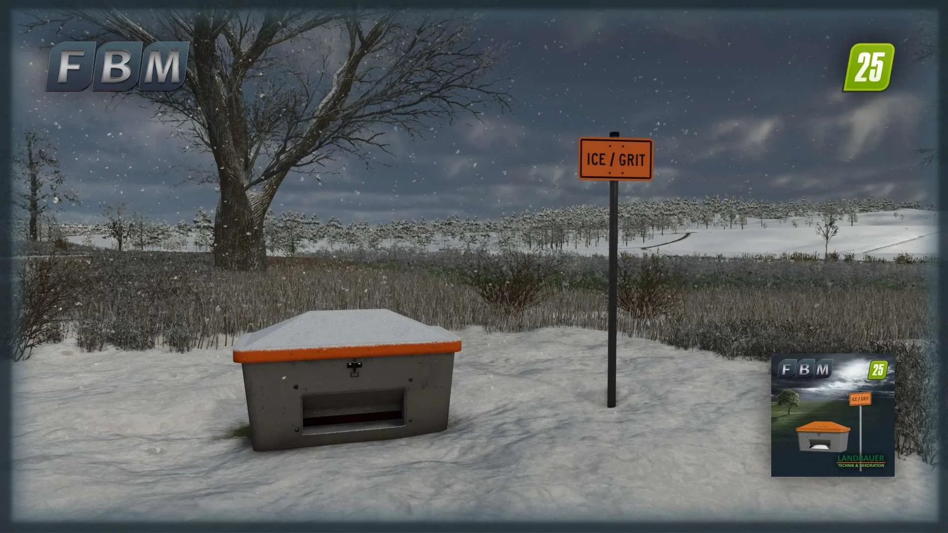 FS25 Road Salt Container v1.0 Objects Mod FS25 Mod Free Download