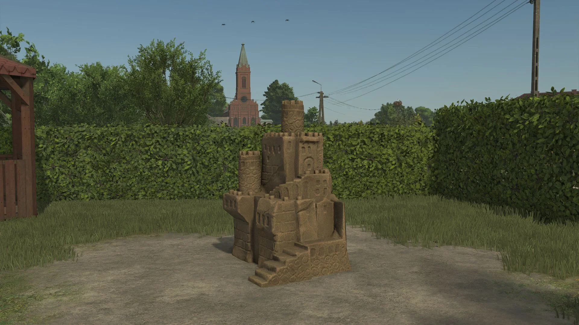 FS25 Sand Castle V1.0 Objects Mod FS25 Mod Free Download